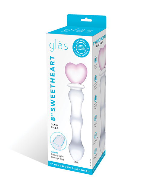 Glas 8 Sweetheart Glass Dildo - Dildos Category Intimates Adult Boutique