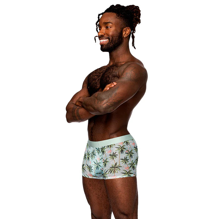 Male Power The Matchmaker Seamless Sheer Short Flamingo