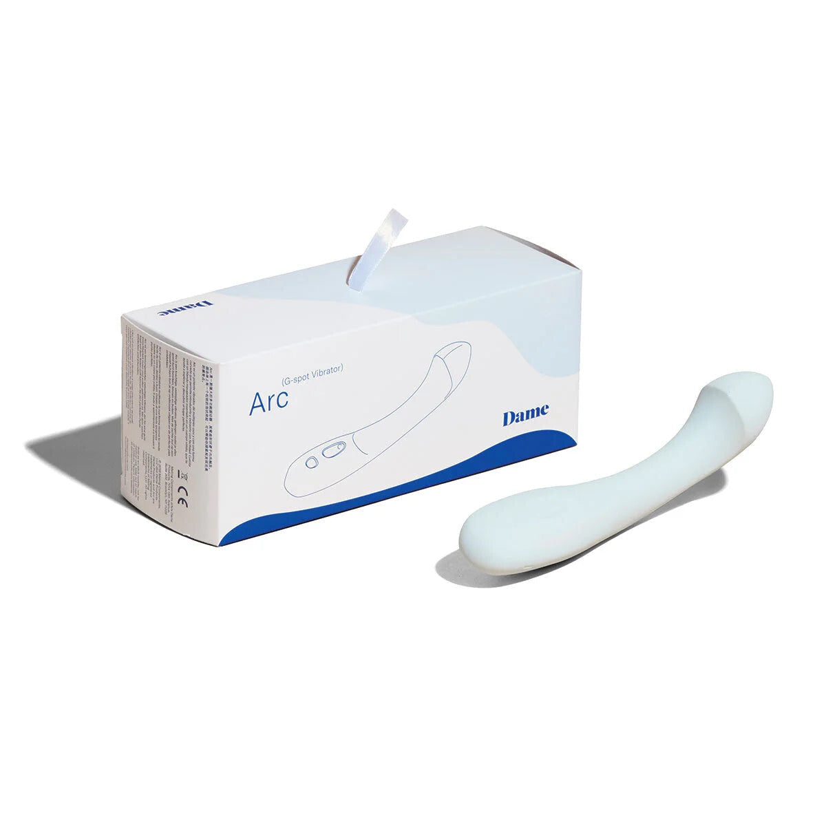 Dame Arc G-spot Vibrator Ice Blue Intimates Adult Boutique