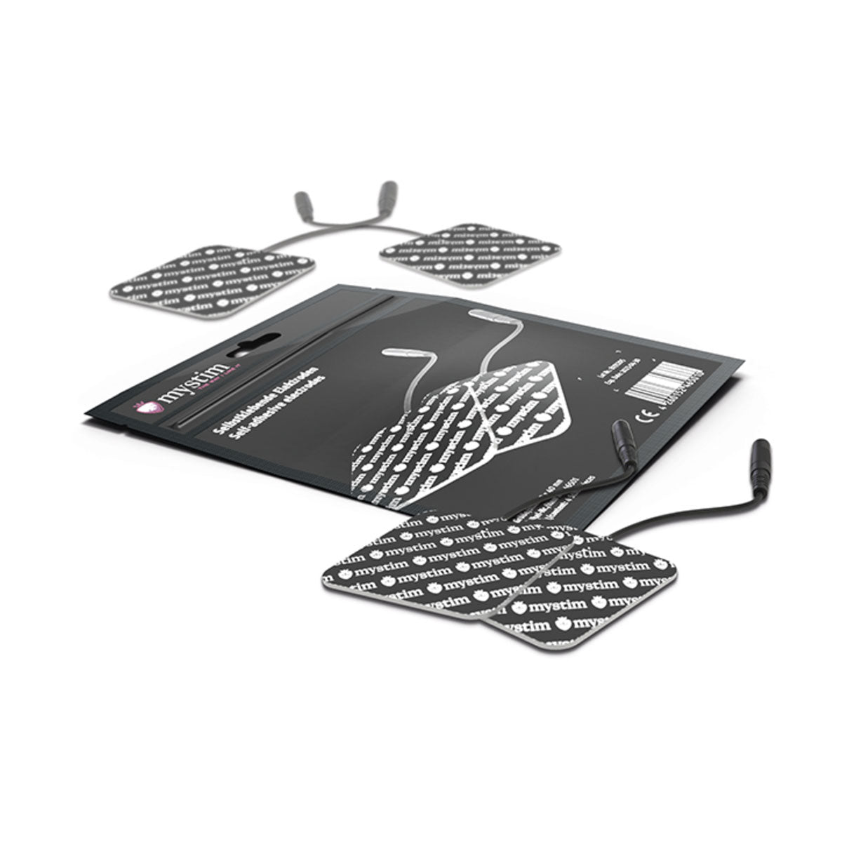 Mystim Electrodes 4pk, Square Intimates Adult Boutique