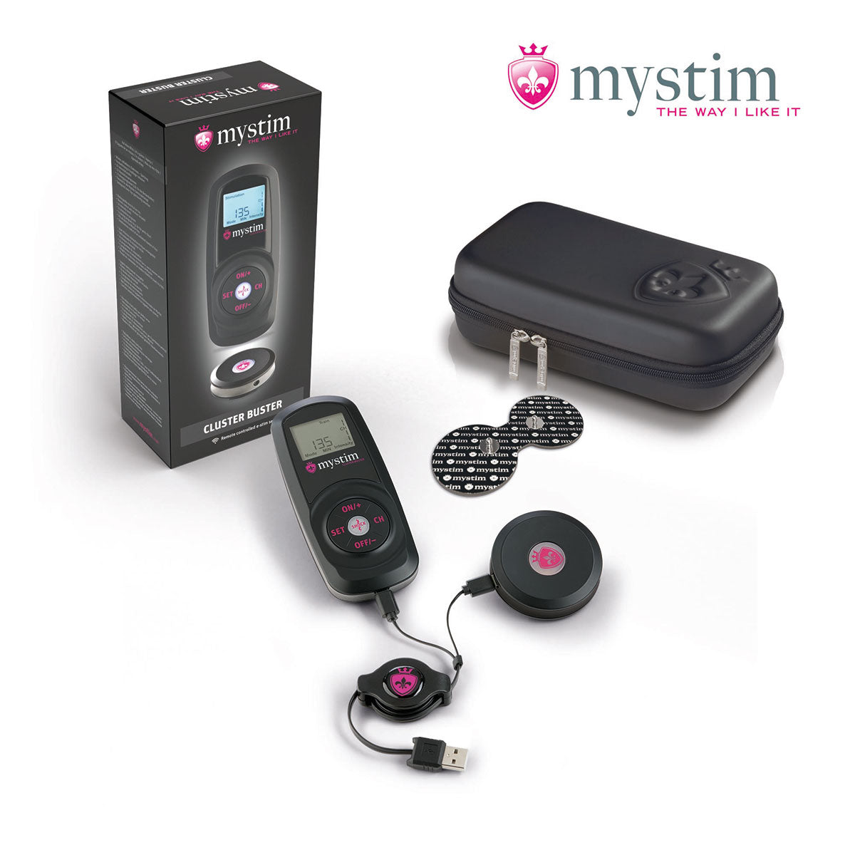 Mystim Cluster Buster Starter Kit Intimates Adult Boutique