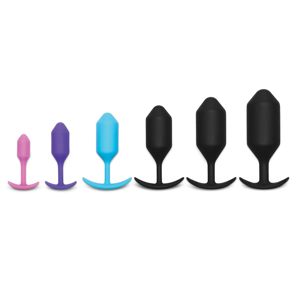 Medium Purple B-Vibe Snug Plug 2: Anal Toys for All Preferences Intimates Adult Boutique