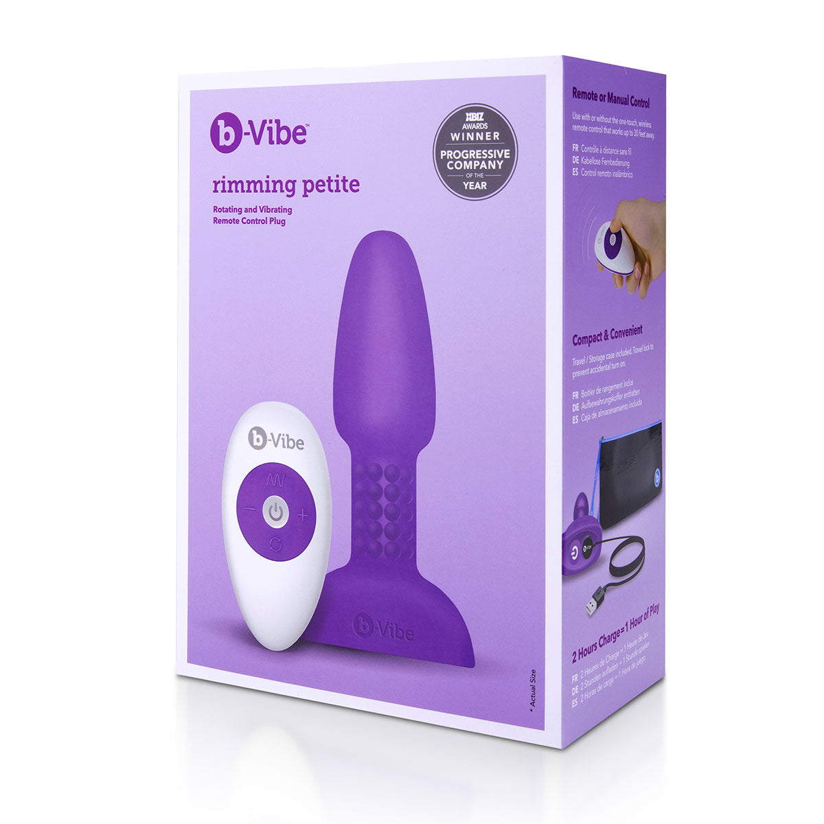 B-Vibe Rimming Petite Plug - Purple | Anal Toys Intimates Adult Boutique