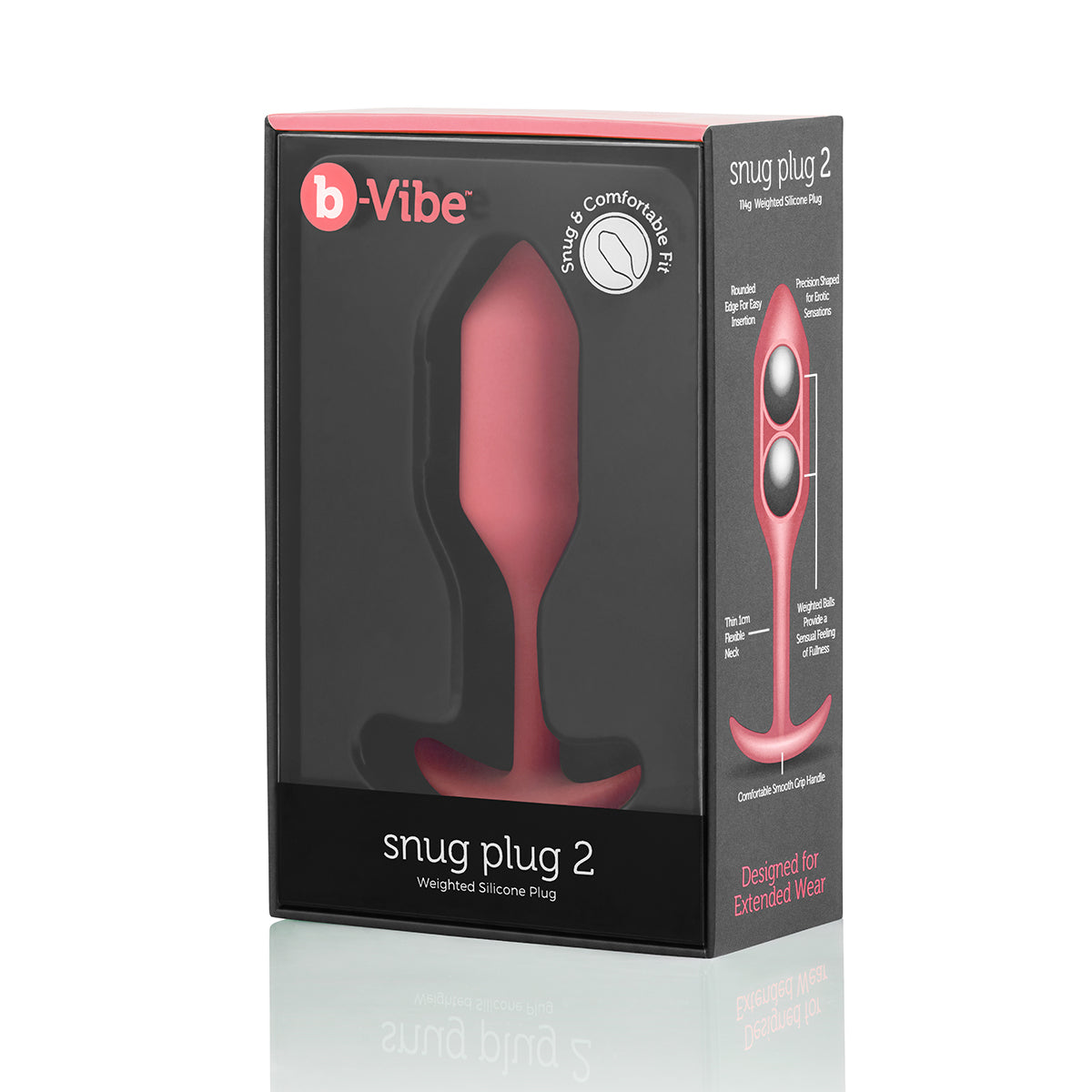 B-Vibe Snug Plug 2 (Medium) - Green | Anal Toy Intimates Adult Boutique