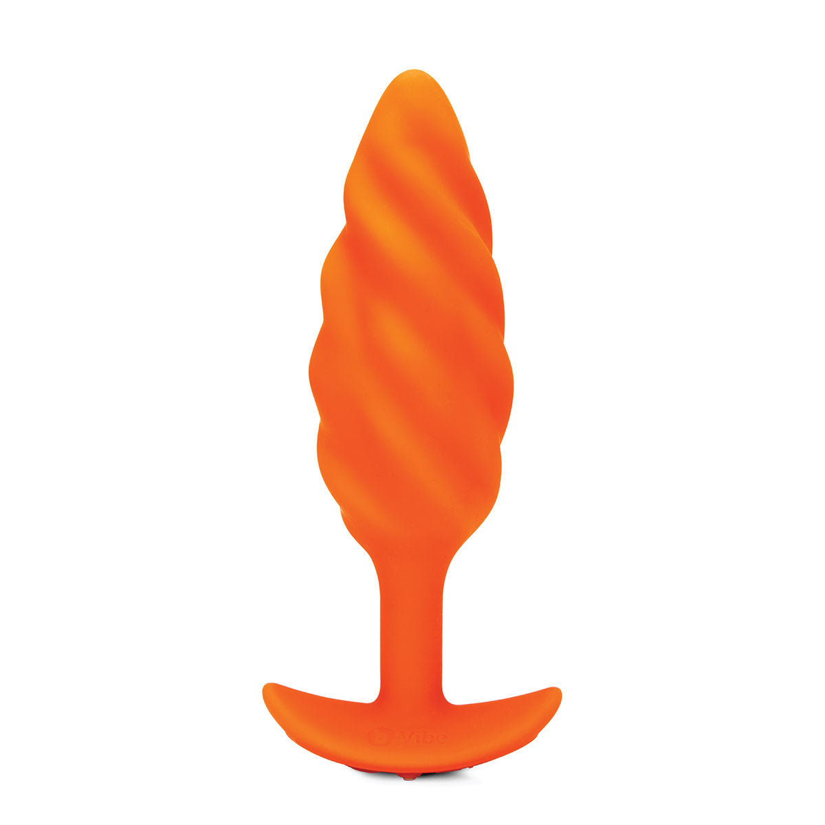 Shop B-Vibe Texture Plug Swirl Orange (Medium) | Anal Toys Category Intimates Adult Boutique