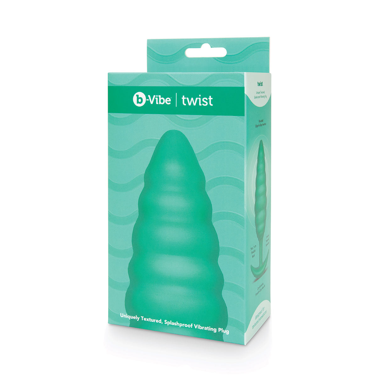 B-Vibe Texture Plug Twist Green | Anal Toys Category Intimates Adult Boutique