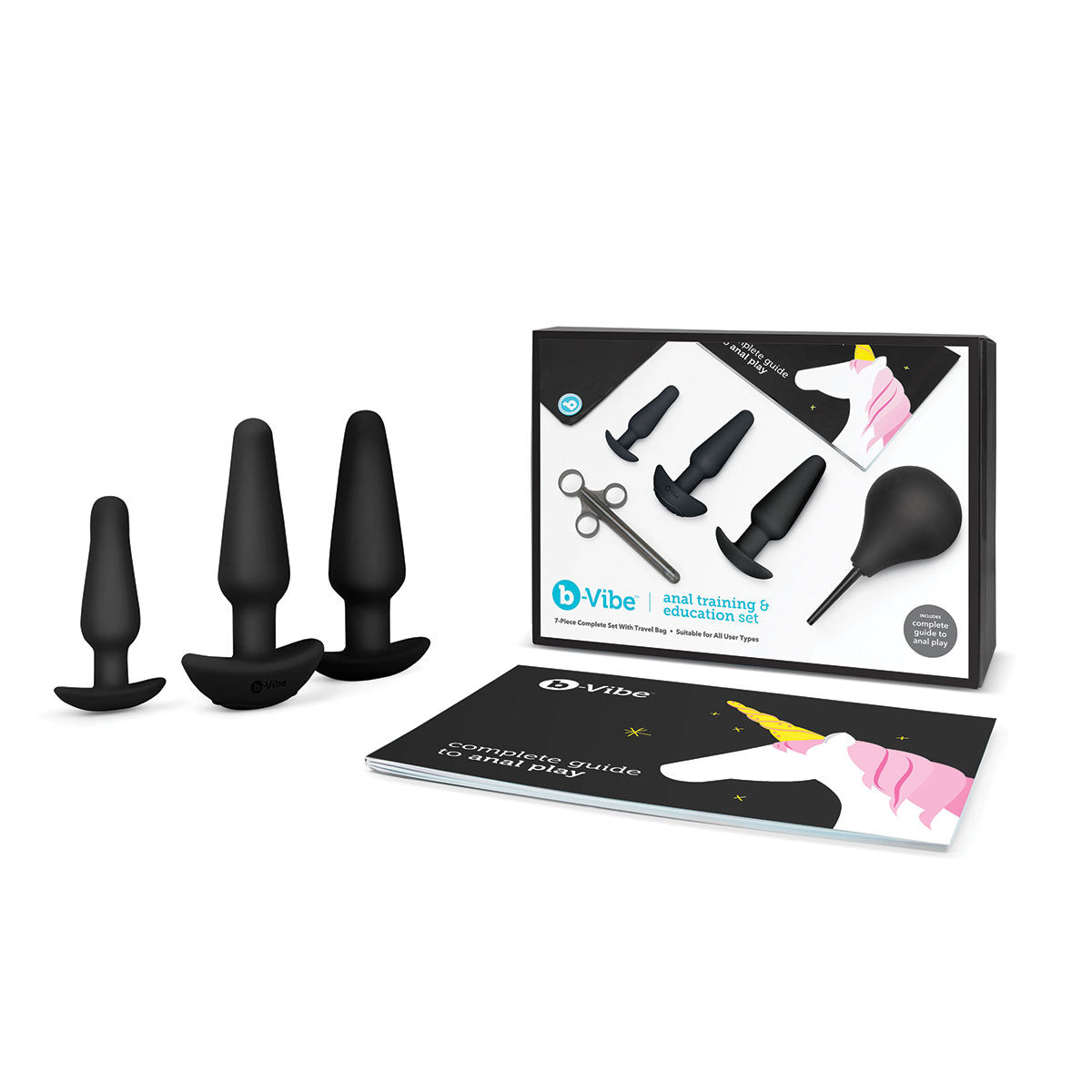 B-Vibe Anal Training Set - Black Intimates Adult Boutique