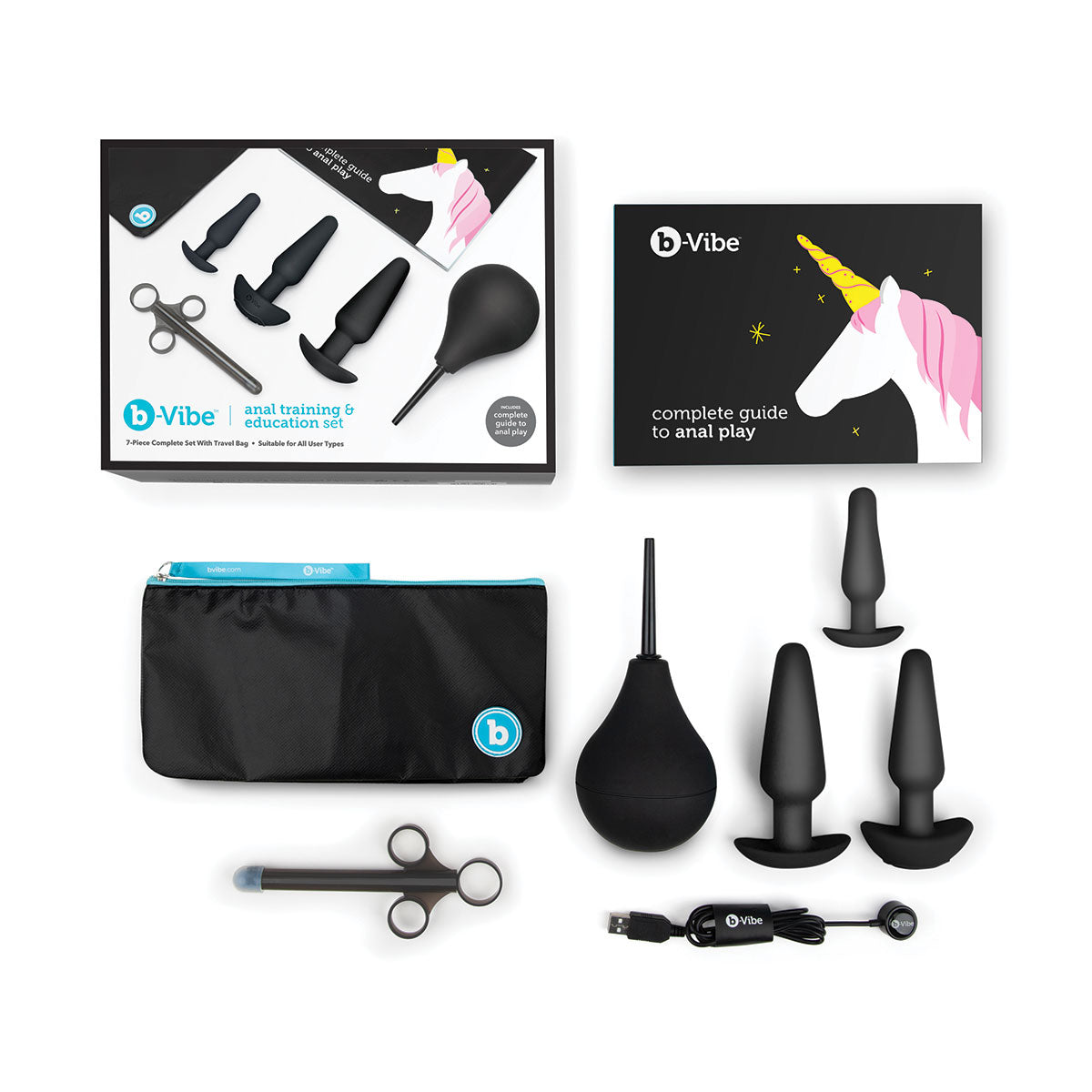 B-Vibe Anal Training Set - Black Intimates Adult Boutique