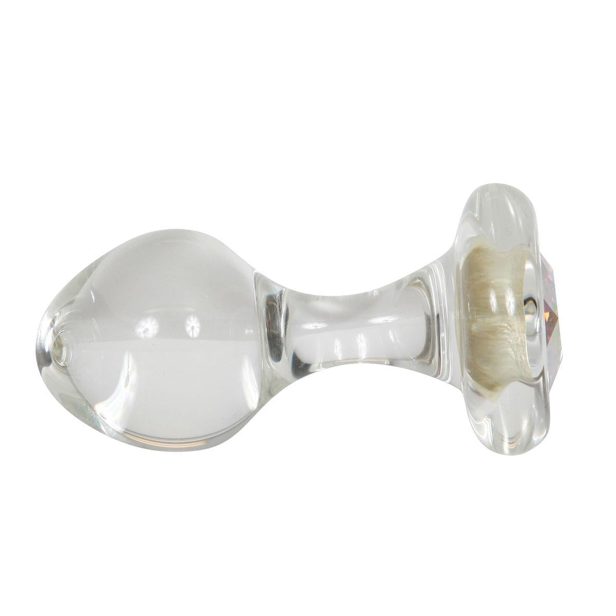 Crystal Delights Small Clear Anal Plug - Aurora Borealis | Anal Toys Intimates Adult Boutique