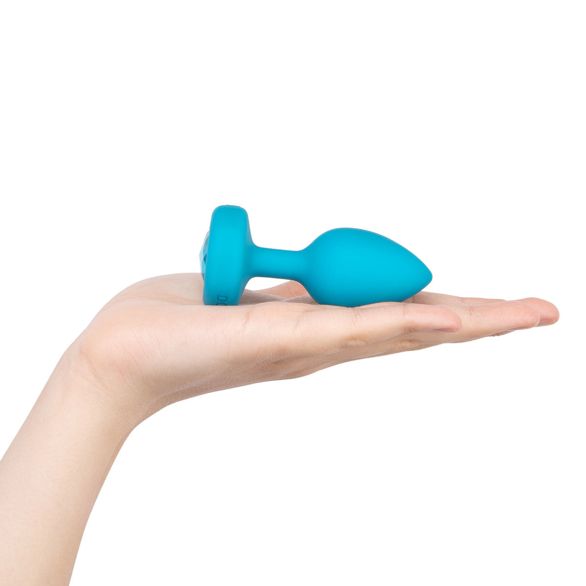 Anal Toys: B-Vibe Vibrating Jewel Plug Small-Medium - Aqua Intimates Adult Boutique