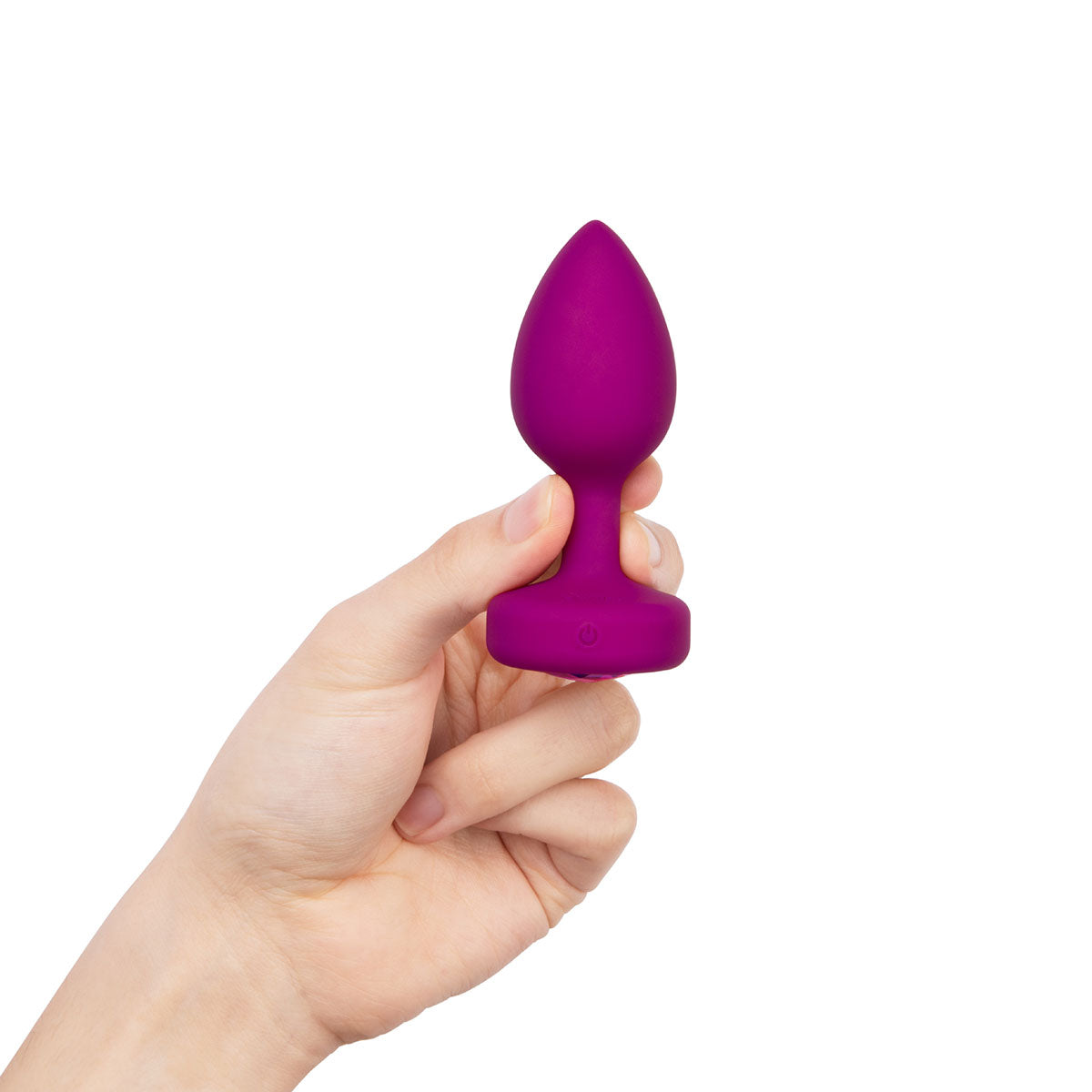 B-Vibe Vibrating Jewel Plug Small-Medium - Fuchsia | Anal Toys Intimates Adult Boutique