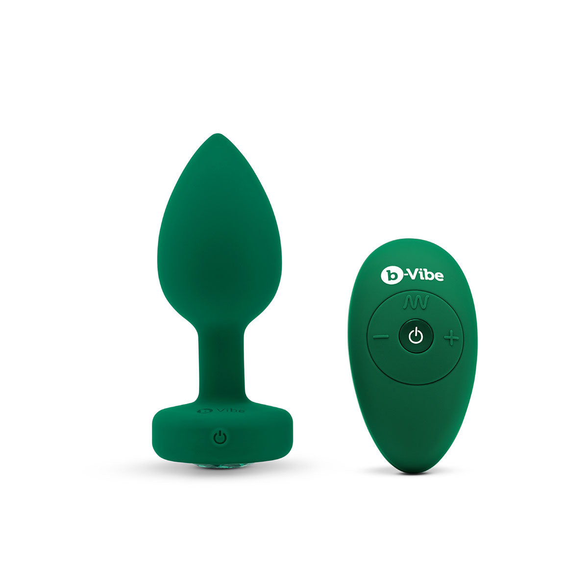 Shop B-Vibe Vibrating Jewel Plug - Emerald | Anal Toys Intimates Adult Boutique