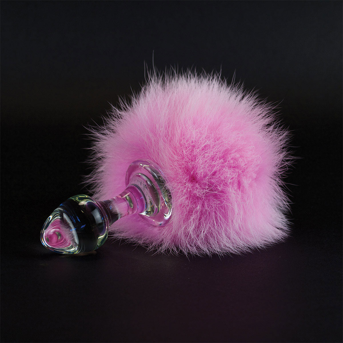 Crystal Delights Magnetic Bunny Tail - Pink | Anal Toys Intimates Adult Boutique
