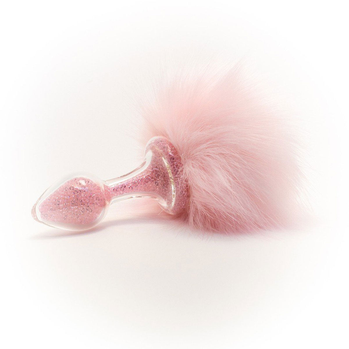 Crystal Delights Sparkle Magnetic Bunny Tail - Pink | Anal Toy Intimates Adult Boutique