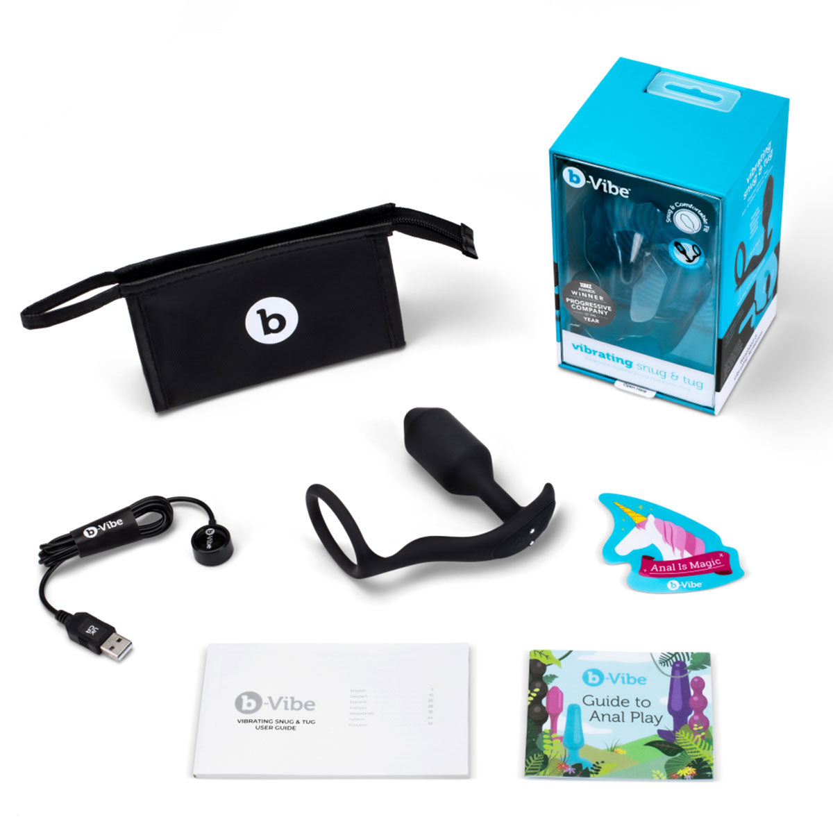 B-Vibe Vibrating Snug & Tug (M) | Anal Toys Intimates Adult Boutique