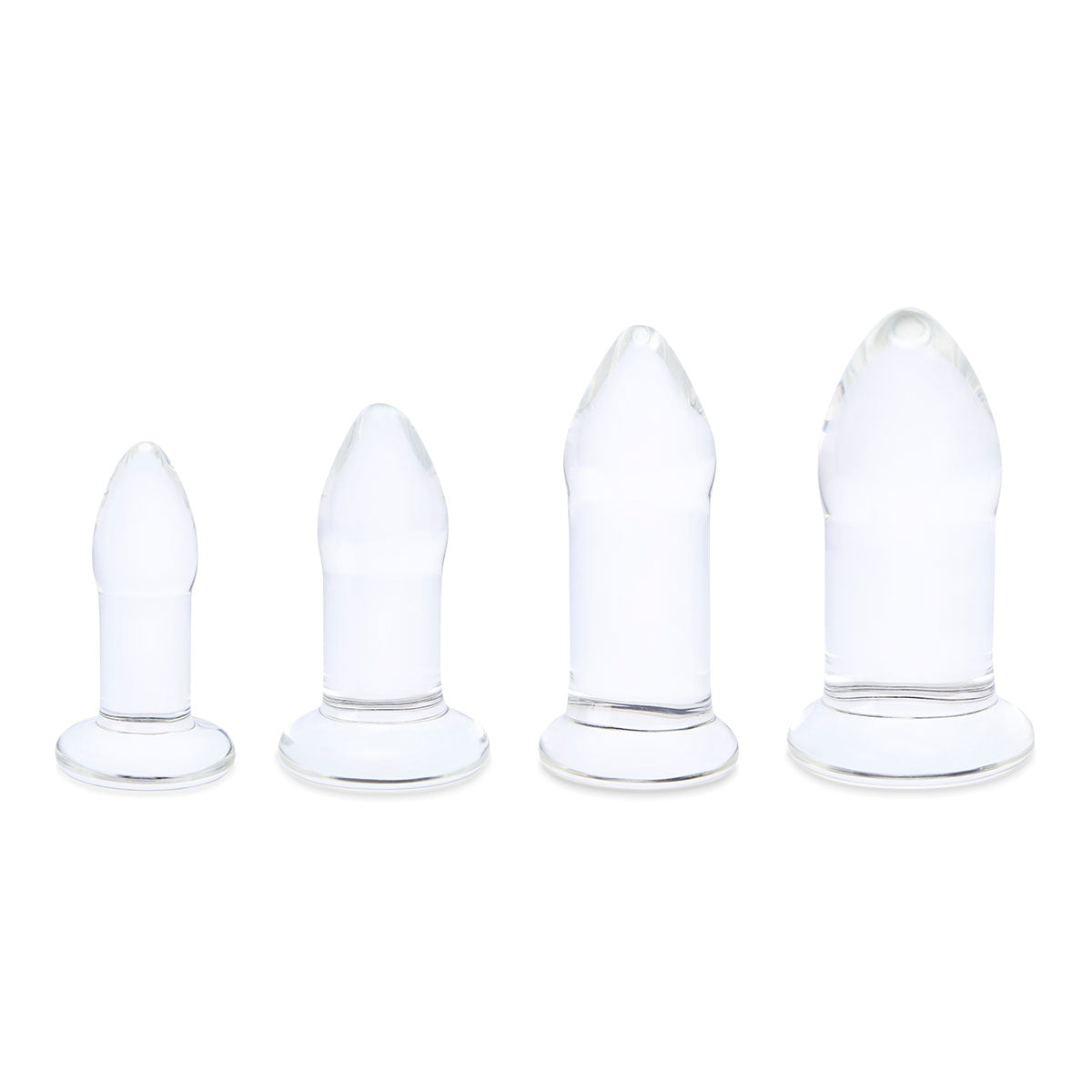 B-Vibe Glass Anal Dilators Set - Anal Toys Collection Intimates Adult Boutique
