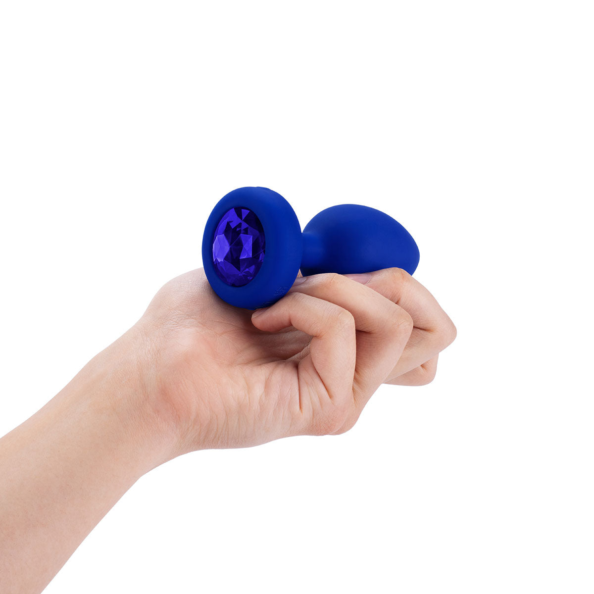 Blue Sapphire B-Vibe Vibrating Jewel Plug in L-XL Size | Anal Toys Intimates Adult Boutique