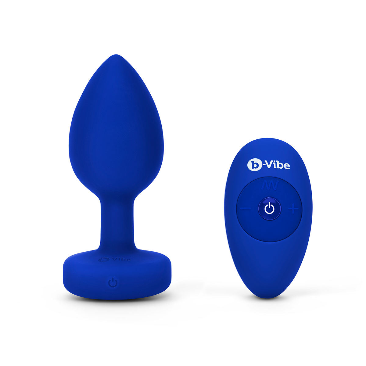 Blue Sapphire B-Vibe Vibrating Jewel Plug in L-XL Size | Anal Toys Intimates Adult Boutique