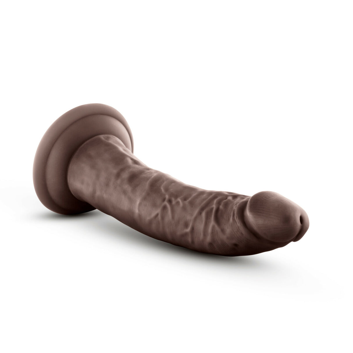 Au Naturel Jack 7in Chocolate Dildo With Suction Cup Intimates Adult Boutique
