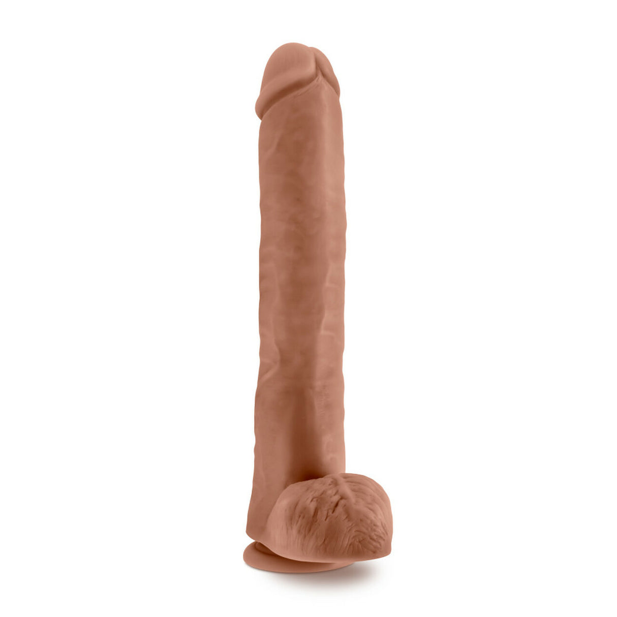Au Naturel Daddy 14in Mocha Dildo With Suction Cup Intimates Adult Boutique