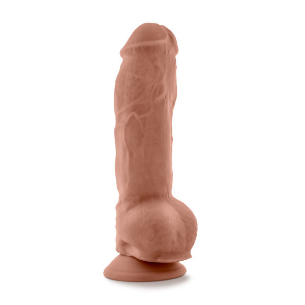 Au Naturel Big Boy 10" Dildo With Suction Cup Mocha Intimates Adult Boutique
