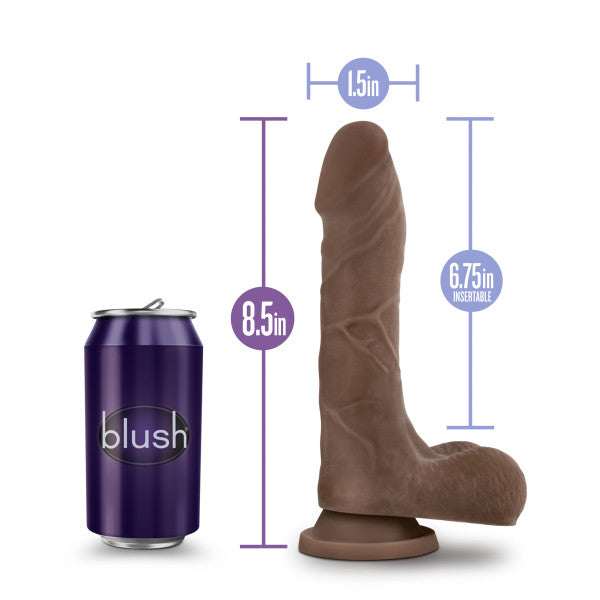 Au Naturel Mister Perfect Chocolate Dildo With Suction Cup Intimates Adult Boutique