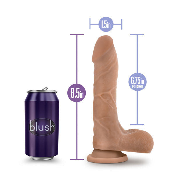 Au Naturel Mister Perfect Mocha Dildo With Suction Cup Intimates Adult Boutique
