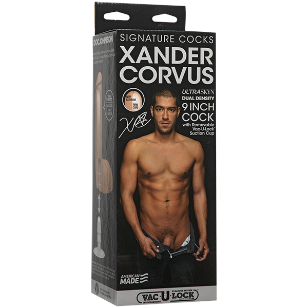 Xander Corvus Signature Pornstar Dildo - 9 Inch Ultraskyn - Dildos Intimates Adult Boutique