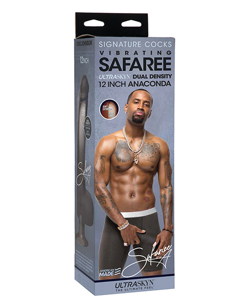 12" Signature Cocks Safaree Vibrating Pornstar Dildo - Fun Dildos Intimates Adult Boutique