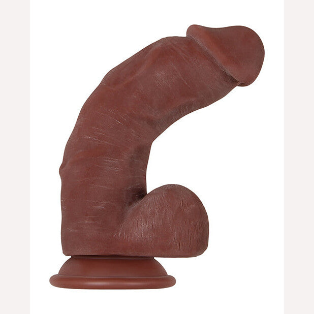 Real Supple Poseable Girthy 8.5 In Dark Intimates Adult Boutique