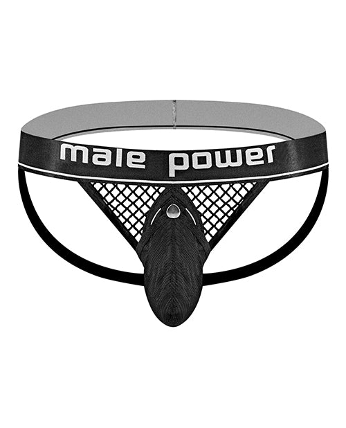 Cock Pit Cock Ring Jock Black S/M Intimates Adult Boutique