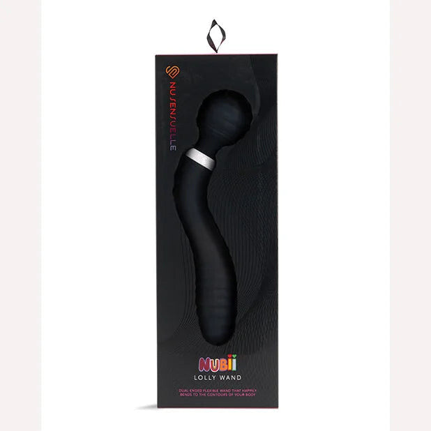 Sensuelle Nubii Lolly Wand Black Intimates Adult Boutique
