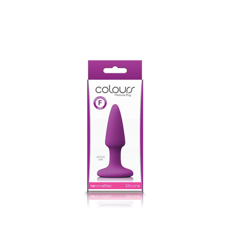 Colours Pleasures Mini Anal Plug Purple Intimates Adult Boutique