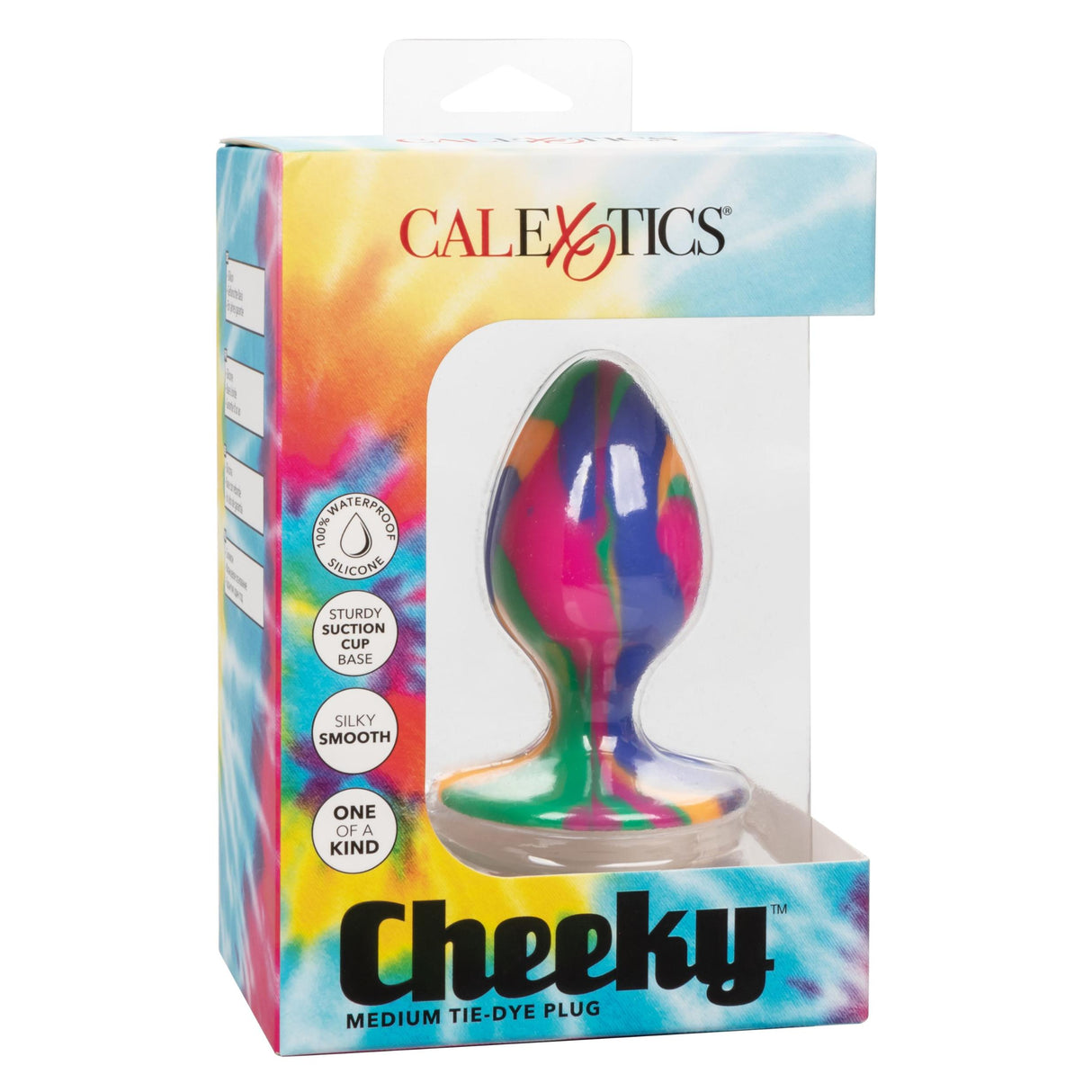 Cheeky Medium Tie Dye Anal Plug Intimates Adult Boutique