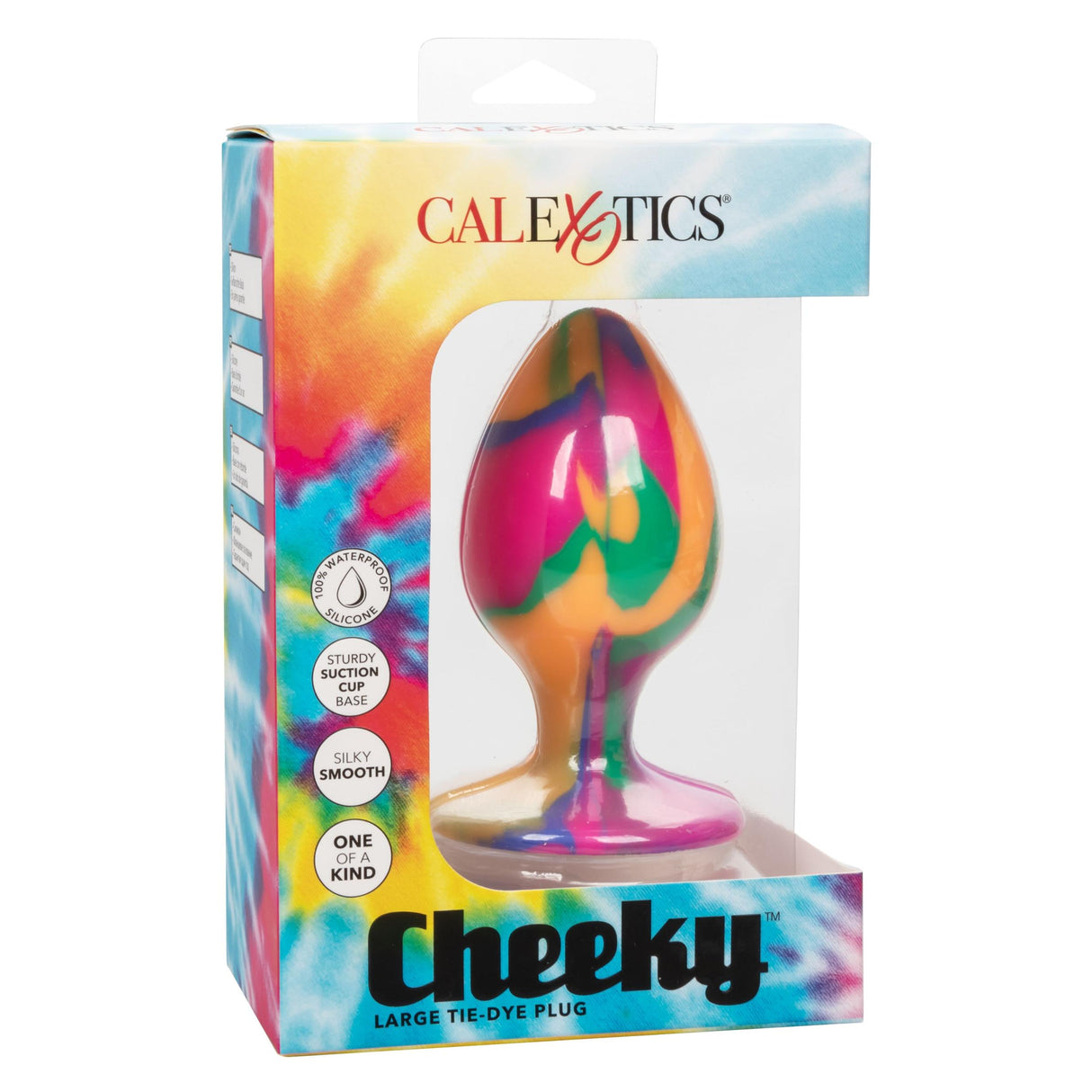 Cheeky Large Tie Dye Butt Plug Intimates Adult Boutique