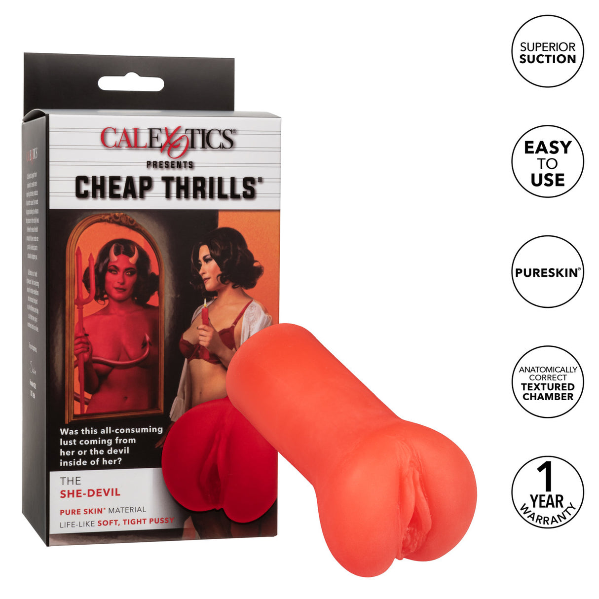 Cheap Thrills She-devil Sextoy for Men Intimates Adult Boutique