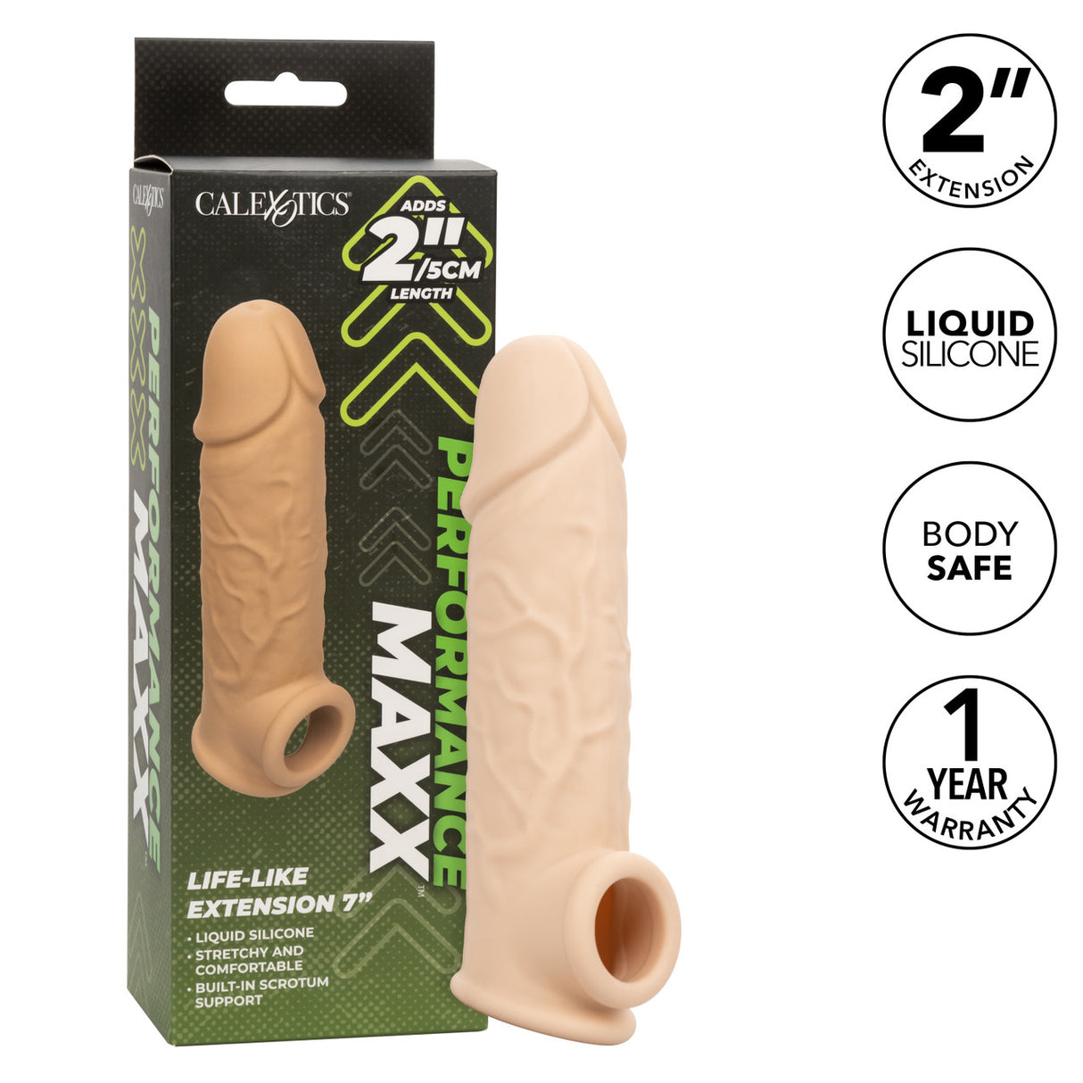 7in Ivory Penis Extension | Performance Maxx | Sextoys for Men Intimates Adult Boutique
