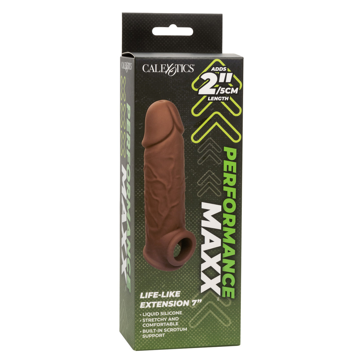 Performance Maxx Life-like Penis Extension 7" Brown - Sextoys for Men Intimates Adult Boutique