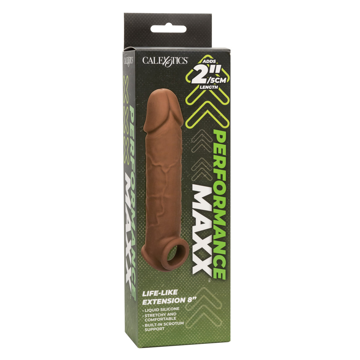 8" Performance Maxx Penis Extension - Brown - Sextoys for Men Intimates Adult Boutique