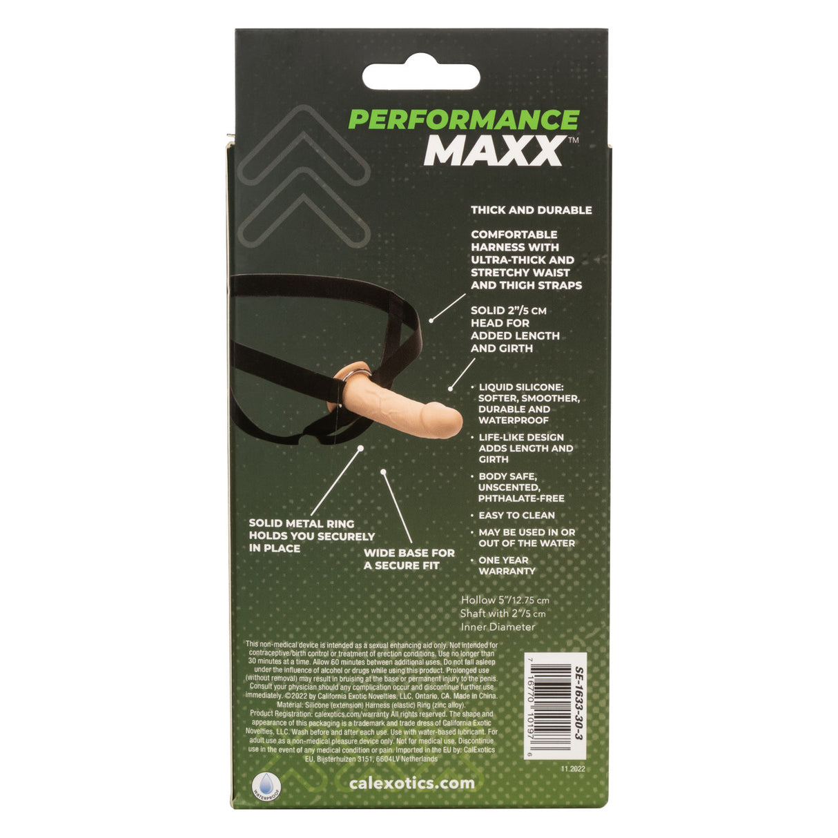 Men's Sextoys: Performance Maxx Life like Penis Extension with Harness Intimates Adult Boutique