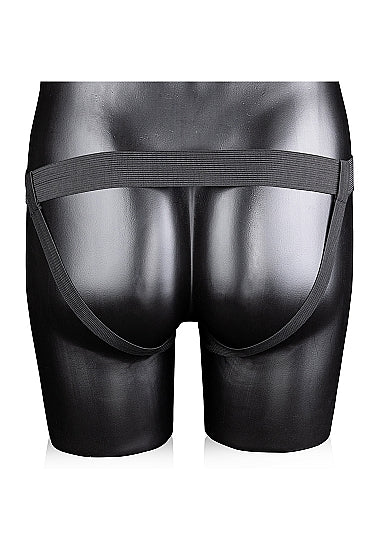 Twisted Hollow Strap-On Gunmetal 8in - Sextoys for Men Intimates Adult Boutique