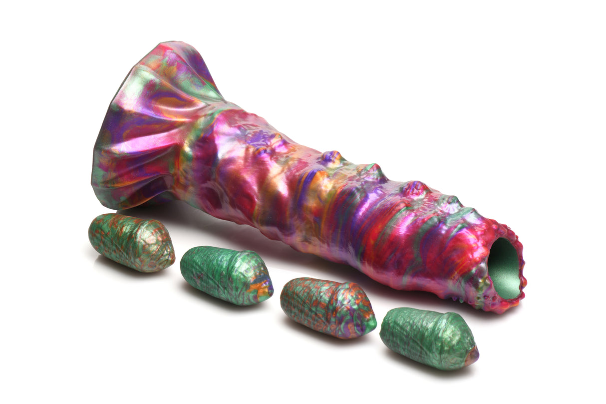 Creature Cocks Silicone Ovipositor Dildo W/ Eggs Intimates Adult Boutique
