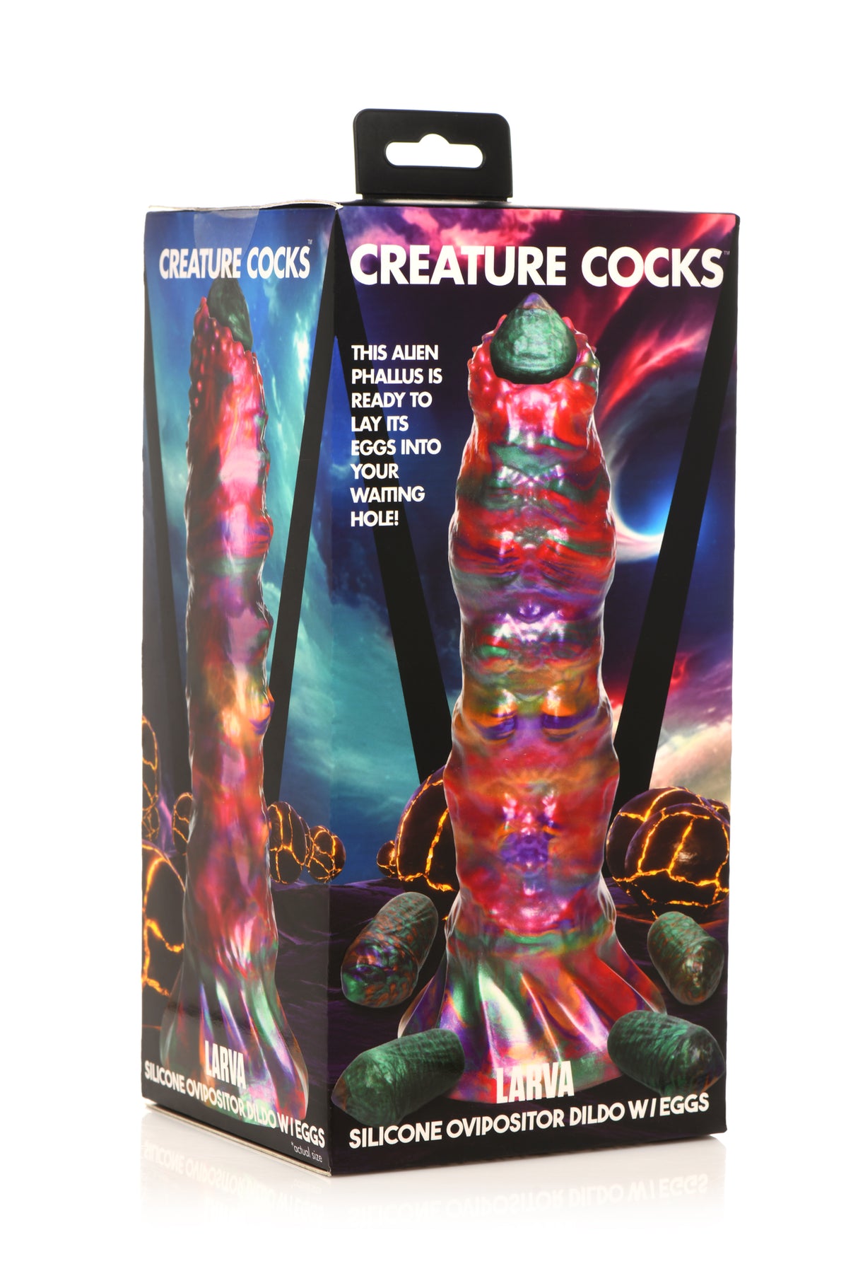 Creature Cocks Silicone Ovipositor Dildo W/ Eggs Intimates Adult Boutique