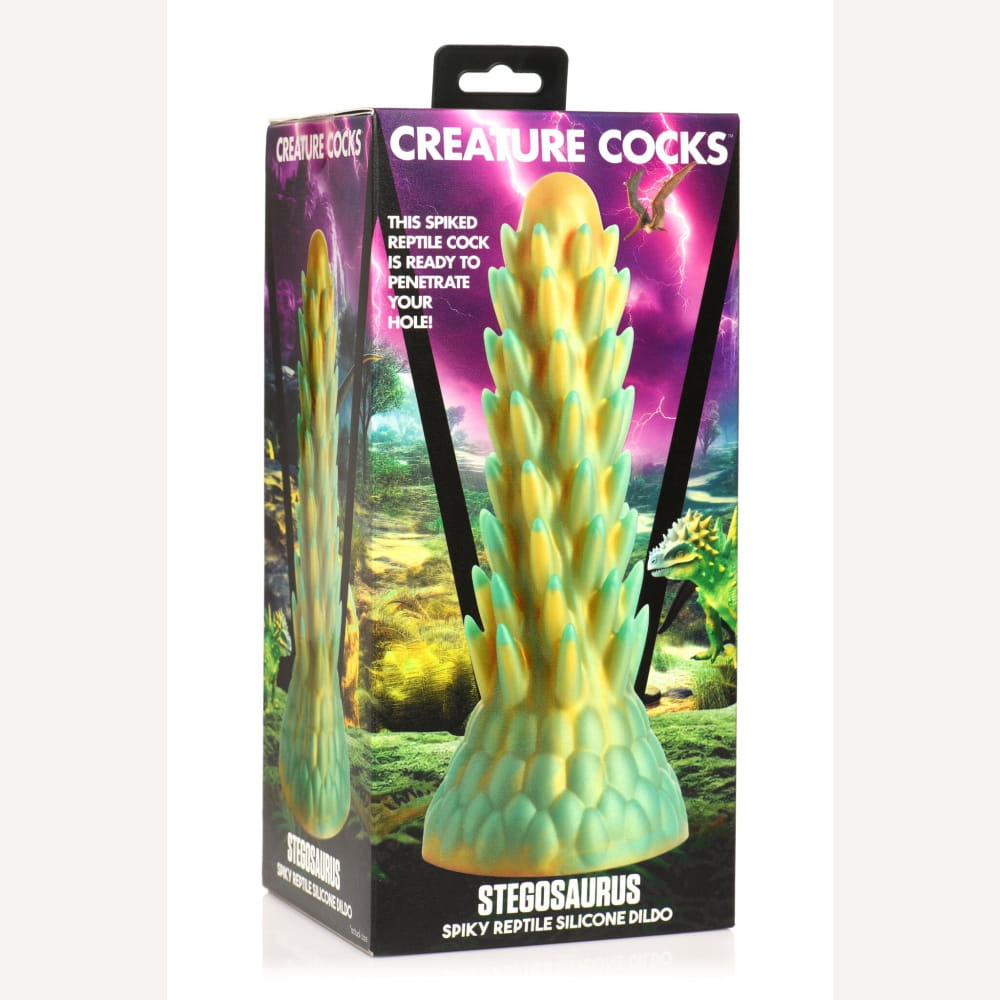 Stegosaurus Spiky Reptile Dildo: Explore the Creature Cocks Intimates Adult Boutique