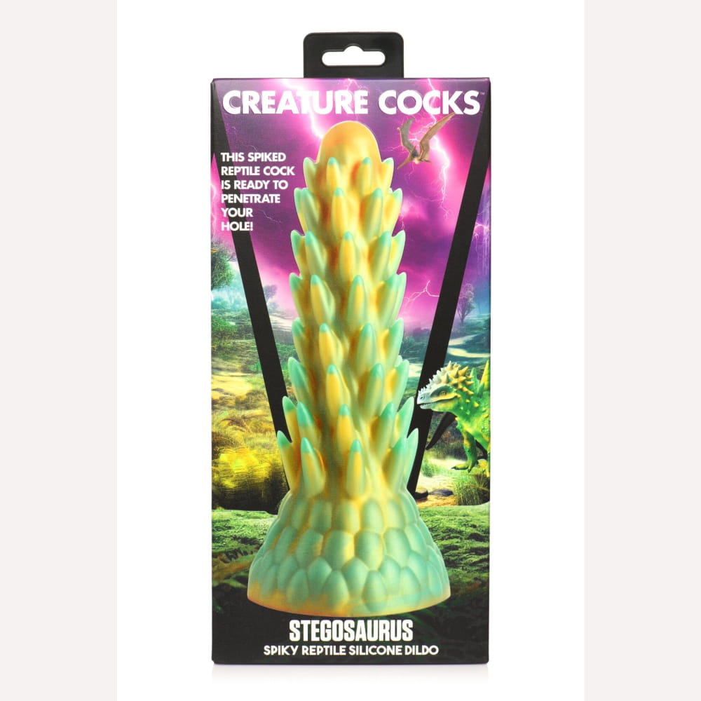Stegosaurus Spiky Reptile Dildo: Explore the Creature Cocks Intimates Adult Boutique