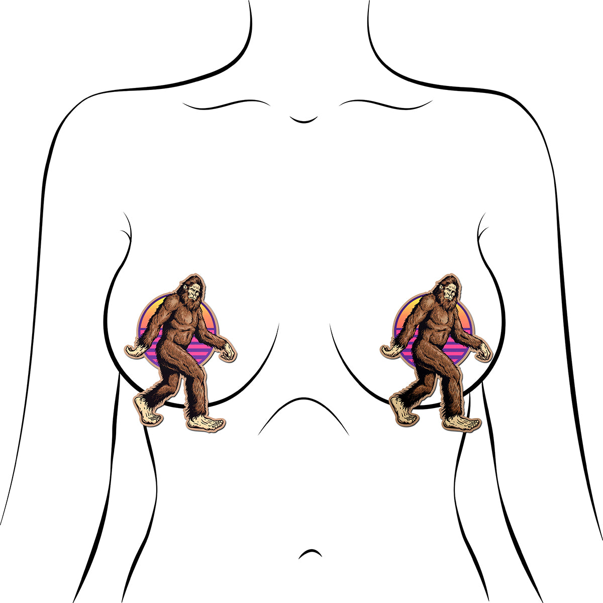 Pastease Sasquatch Bigfoot Intimates Adult Boutique