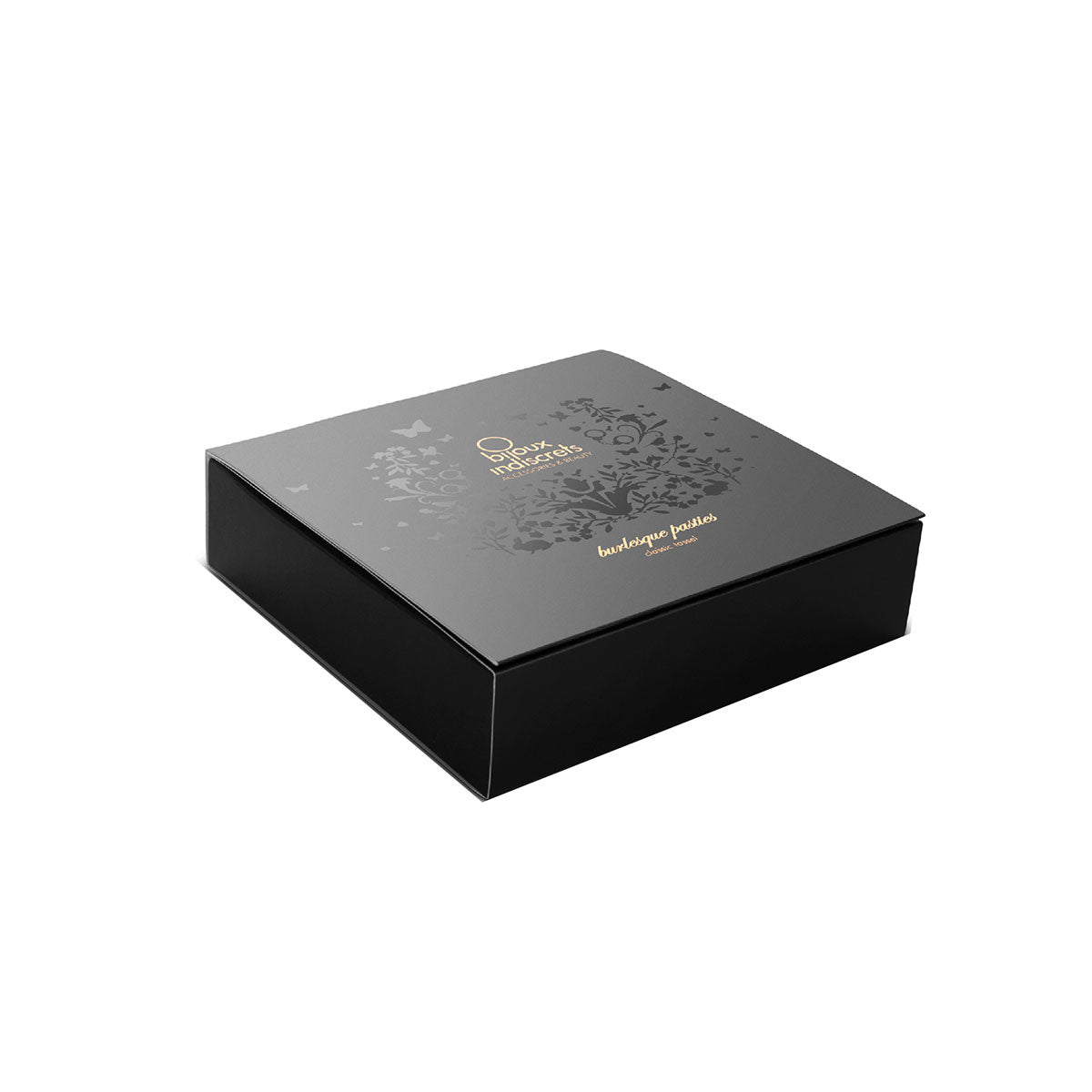 Bijoux Indiscrets Burlesque Pasties in Black - Lingerie Collection Intimates Adult Boutique