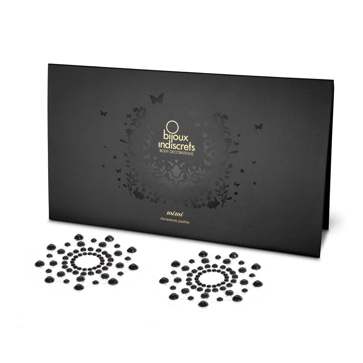 Bijoux Indiscrets Mimi Circles - Black - Lingerie Collection Intimates Adult Boutique