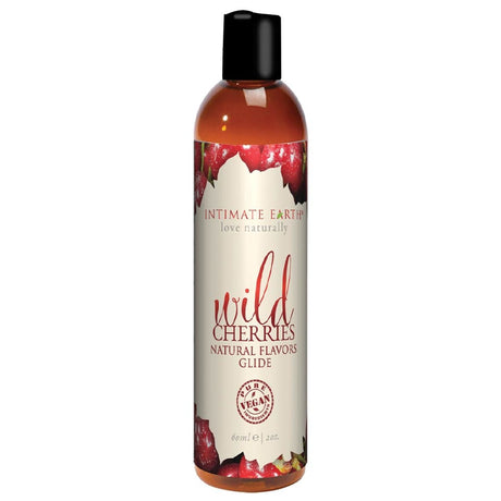 Intimate Earth Flavored Glide - Wild Cherries 2oz Intimates Adult Boutique