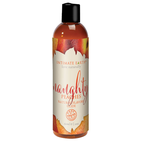 Intimate Earth Flavored Glide - Naughty Peaches 2oz Intimates Adult Boutique